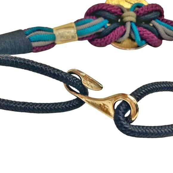 Vintage Statement Waist Belt Gold Medallion Rope Buckle Boho Glam Festival Luxe main image 7